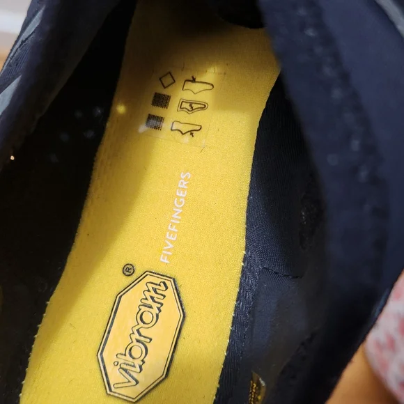 Vibram FiveFingers Men’s Barefoot Minimalist Training Shoes Black Yellow Size 12 - Picture 9 of 9